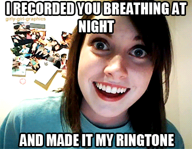 I recorded you breathing at night and saved it as my ringtone