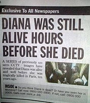 Princess Diana was still alive hours before she died