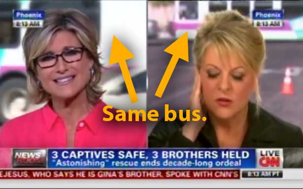 Same bus CNN FAKE NEWS