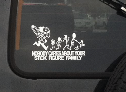 Stick figure family