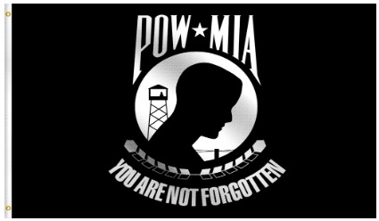 POW MIA FLAG 3x5 POLYESTER